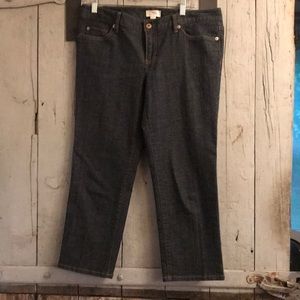 Ann Taylor Loft Jean capris denim